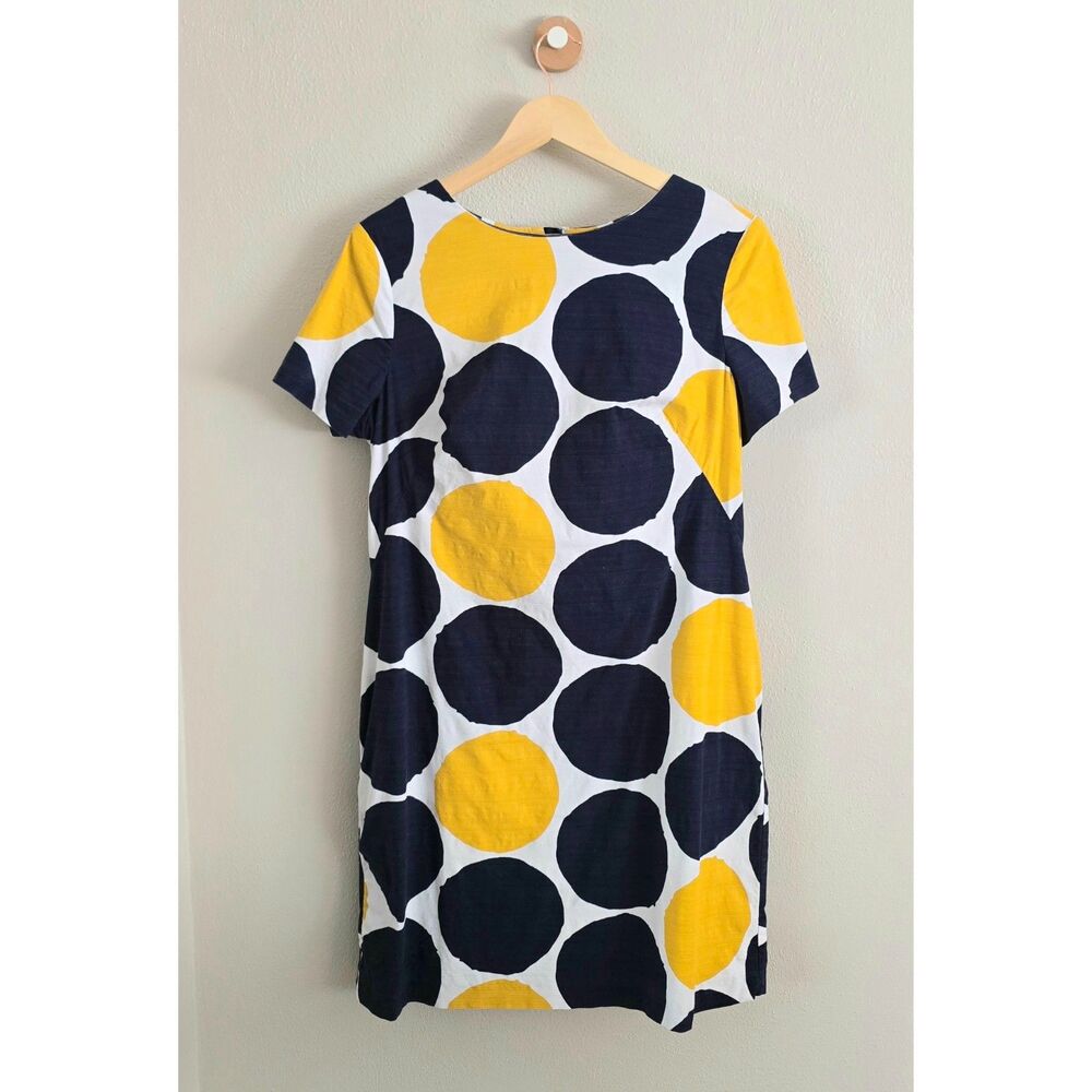 VGUC Boden Vintage 60s‎ Style Large Polka Dot Shift Dress, US 12R